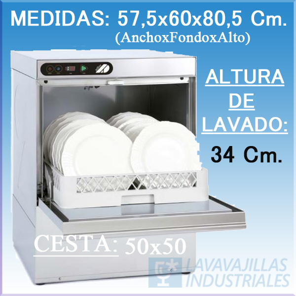 Lavavajillas Industrial Cesta 50x50 • MRA Hostelería